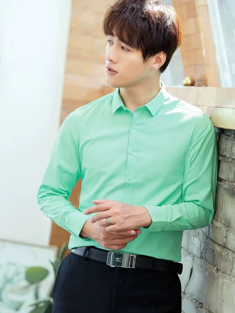 Camisa Masculina Social Manga Longa