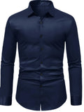 Camisa Masculina Social Manga Longa