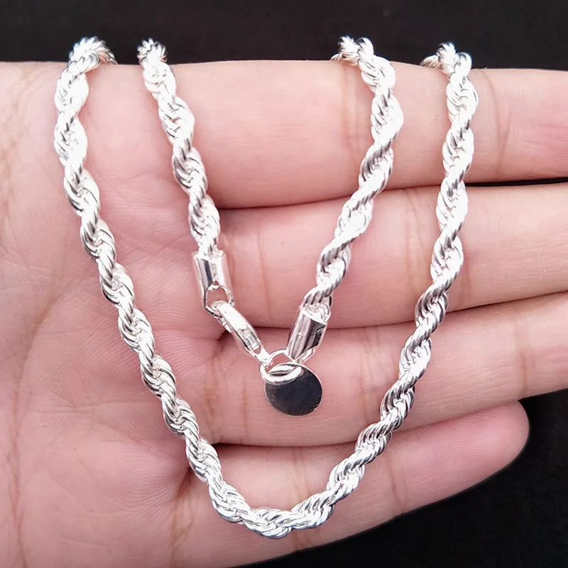 TwistChain Duo Colar e Pulseira De Prata